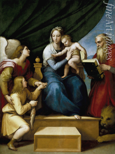 Raffael (Raffaello Sanzio da Urbino) - Madonna mit dem Fisch