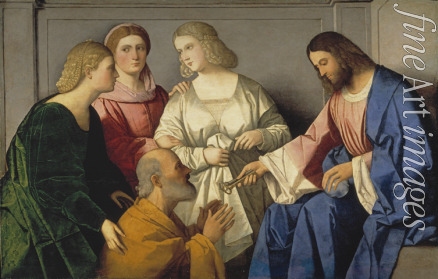 Catena Vincenzo di Biagio - Christ Giving the Keys to Saint Peter