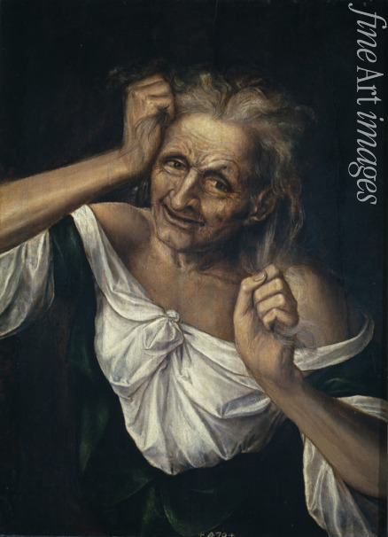 Massys Quentin - Old Woman Tearing at her Hair
