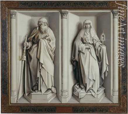 Campin Robert - The Marriage of Mary and Joseph. (Reverse)