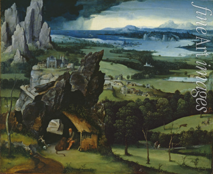 Patinier Joachim - Landscape With Saint Jerome