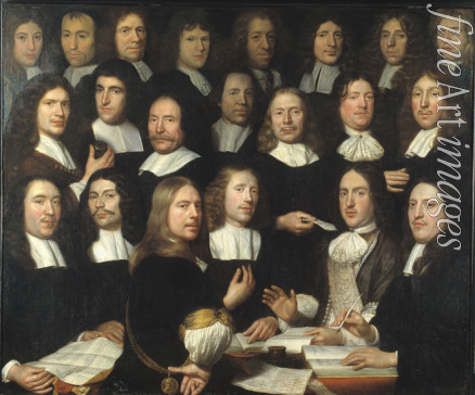 Hoogstraten Samuel Dirksz van - Group Portrait of the Mint Masters of Dordrecht