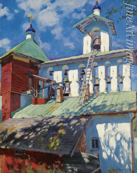 Winogradow Sergei Arssenjewitsch - Glockenturm im Pskover Höhlenkloster
