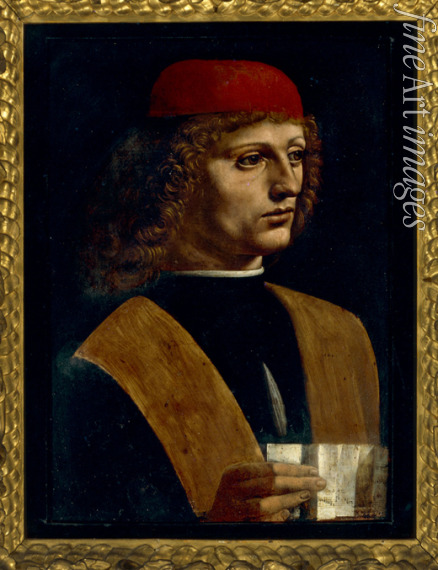 Leonardo da Vinci - Porträt eines Musikers (Franchinus Gaffurius?)