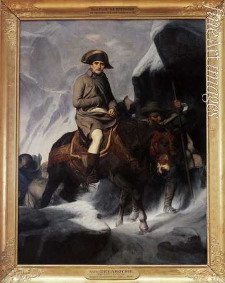 Delaroche Paul Hippolyte - Bonaparte überquert die Alpen
