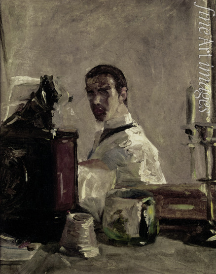 Toulouse-Lautrec Henri de - Selbstporträt vor einem Spiegel