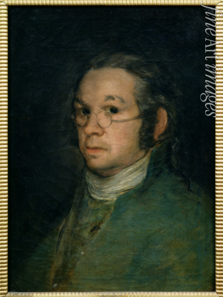 Goya Francisco de - Selbstbildnis mit Brille