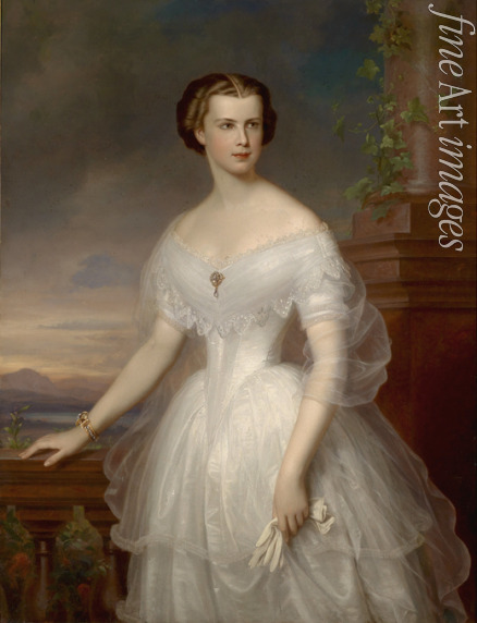 Schrotzberg Franz - Portrait of Elisabeth of Bavaria