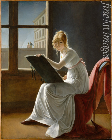 Villers Marie-Denise - Young Woman Drawing