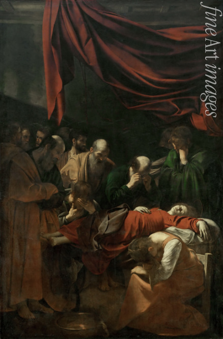 Caravaggio Michelangelo - Der Tod der Gottesmutter Maria