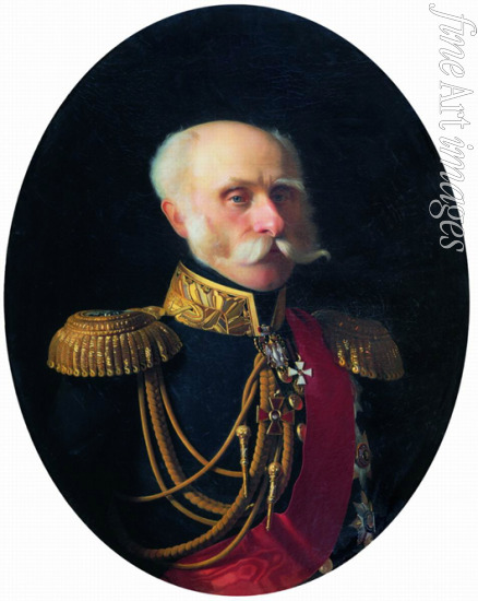 Zaryanko Sergei Konstantinovich - Portrait of Count Fyodor Petrovich Litke (1797-1882)