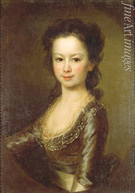Lewizki Dmitri Grigoriewitsch - Porträt von Gräfin Maria Artemiewna Woronzowa als Kind