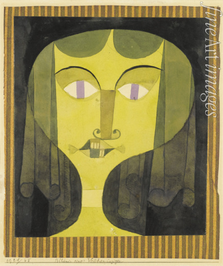 Klee Paul - Bildnis einer Veilchenäugigen