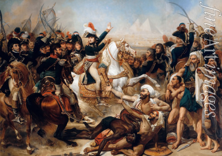 Gros Antoine Jean Baron - Bonaparte in der Schlacht bei den Pyramiden am 21. Juli 1798