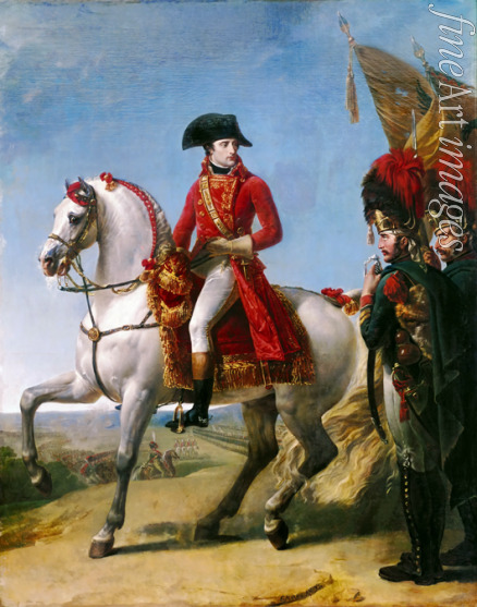 Gros Antoine Jean Baron - Napoleon Bonaparte, Erster Konsul bei der Truppenschau nach der Schlacht bei Marengo