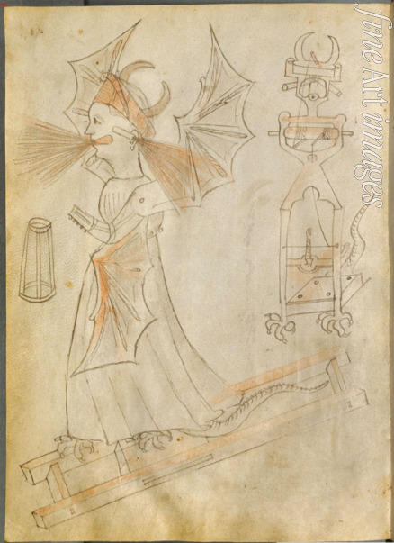 Fontana Giovanni - The Fire Witch (From: Bellicorum instrumentorum liber, cum figuris)