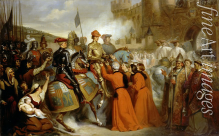Decaisne Henri - Einzug Karls VII. in Rouen am 10. November 1449