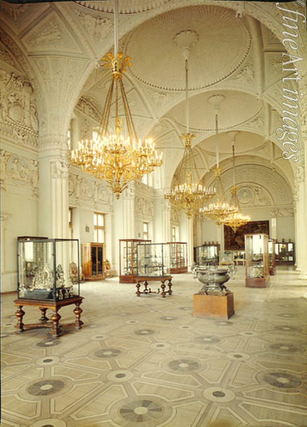 Briullov Alexander Pavlovich - The Alexander Hall in the Winter Palace in Saint Petersburg