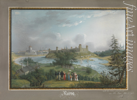 Hau Johannes - Blick auf die Festung Iwangorod