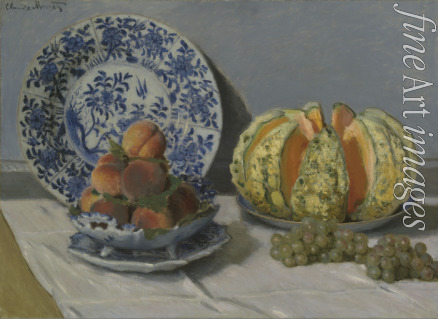 Monet Claude - Still-Life with Melon