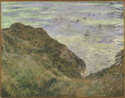 Monet Claude - On the cliff at Pourville