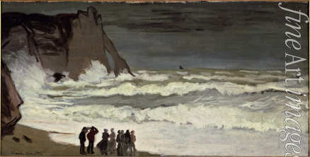 Monet Claude - Grosse mer à Etretat