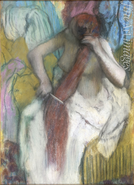 Degas Edgar - Sich kämmende Frau