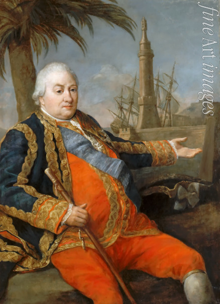 Batoni Pompeo Girolamo - Portrait of Pierre André de Suffren de Saint Tropez (1729-1788)