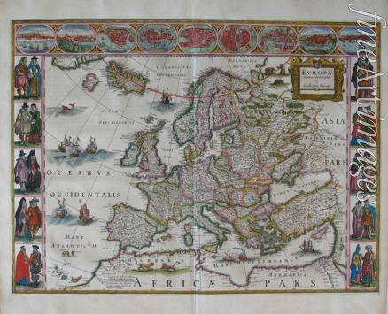 Blaeu Joan - Europe Map (From: Atlas Maior)