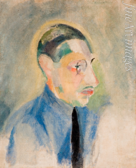 Delaunay Robert - Porträt von Komponist Igor Strawinski (1882-1971)
