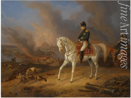 Adam Albrecht - Napoleon Bonaparte vor dem brennenden Smolensk
