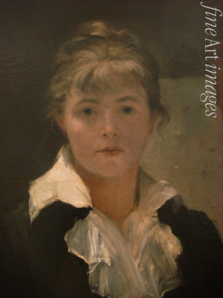 Bashkirtseva (Bashkirtseff) Maria (Marie) Konstantinovna - Self-Portrait (Detail)