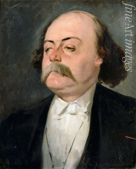 Giraud Pierre François Eugène - Porträt von Gustave Flaubert (1821-1880)