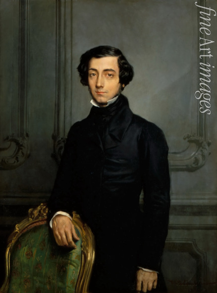 Chassériau Théodore - Portrait of Alexis de Tocqueville (1805-1859)