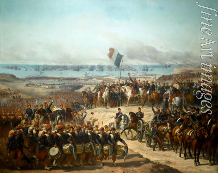 Barrias Félix-Joseph - Landung der französischen Truppen in der Bucht von Jewpatorija am 12. September 1854