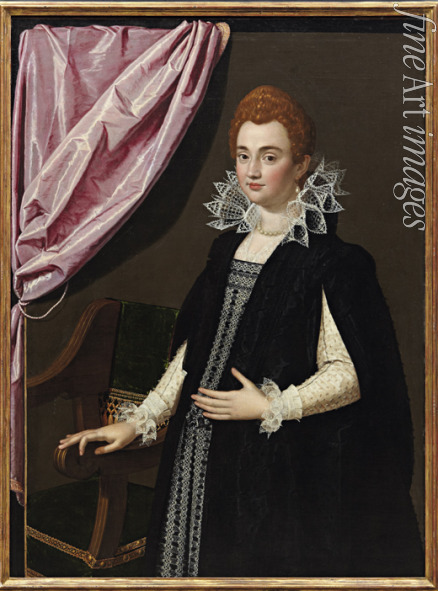 Pulzone Scipione - Porträt von Maria von Medici (1575-1642)
