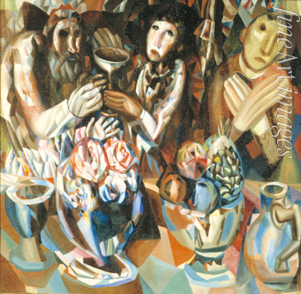 Filonov Pavel Nikolayevich - Three at a Table