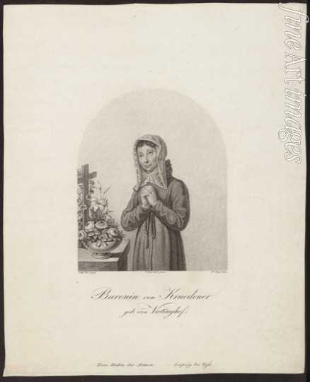 Meyer Friedrich Wilhelm the Elder - Portrait of Barbara Juliane von Krüdener (1764-1824)