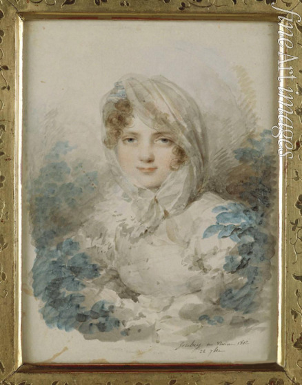 Isabey Jean-Baptiste - Portrait of Ekaterina Pavlovna Bagration (1783-1857), née Skavronska