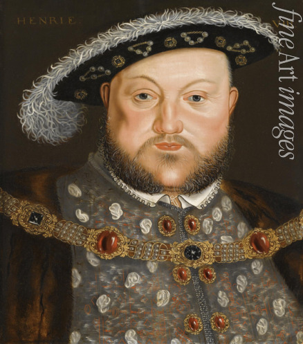 Holbein Hans (Kreis von) - Porträt von König Heinrich VIII. von England
