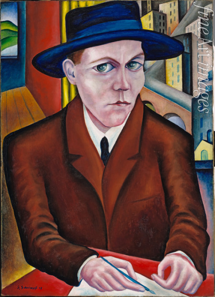 Schrimpf Georg - Portrait of Oskar Maria Graf