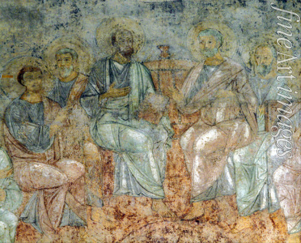 Altrussische Fresken - Die Ausgießung des heiligen Geistes