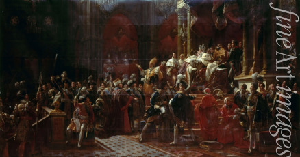Gérard François Pascal Simon - Die Krönungszeremonie von Karl X. in Reims am 29. Mai 1825