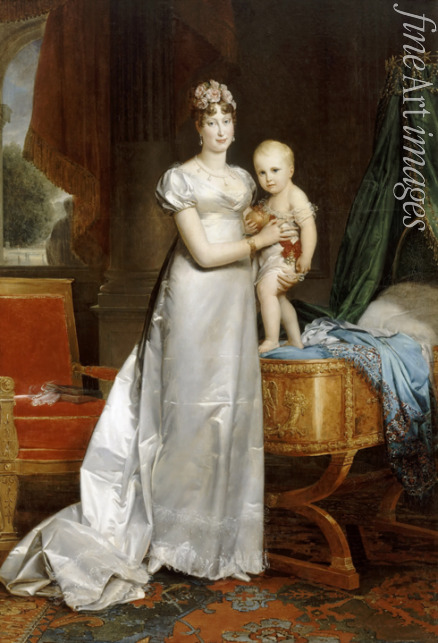 Gérard François Pascal Simon - Empress Marie-Louise With the King of Rome