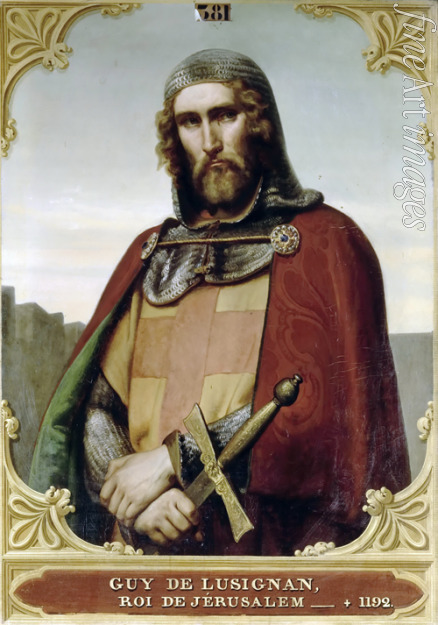 Picot François-Édouard - Guido von Lusignan, König von Jerusalem und Zypern