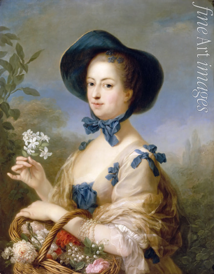 Van Loo Carle - Jeanne-Antoinette Poisson, marquise de Pompadour (Belle Jardiniere)