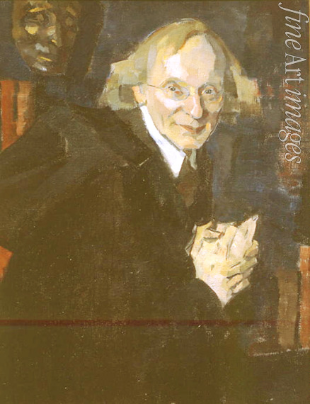 Uljanow Nikolai Pawlowitsch - Porträt des Dichters Wjatscheslaw Iwanow (1866-1949)