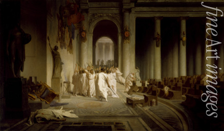 Gerôme Jean-Léon - Der Tod Caesars