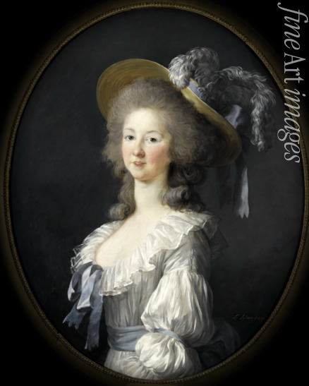 Vigée Le Brun Louise Élisabeth - Portrait of Marie Louise of Savoy (1749-1792), Princess of Lamballe