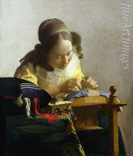 Vermeer Jan (Johannes) - Die Spitzenklöpplerin